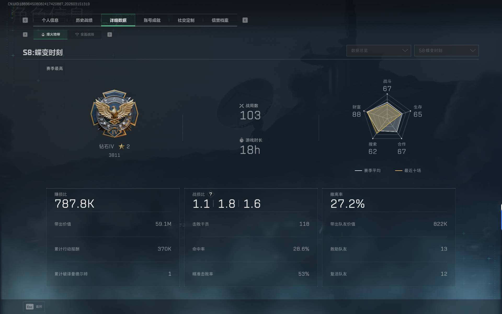 SJZEY471380三角洲行动账号详情图6 SJZEY471380三角洲行动账号详情图6