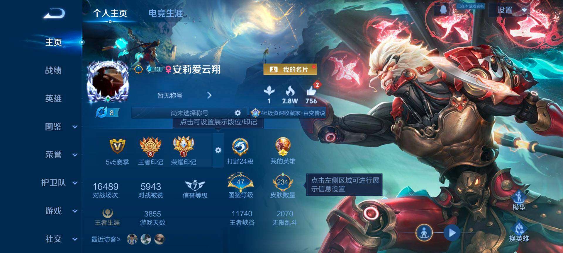 WZQM4232263王者荣耀账号详情图3 WZQM4232263王者荣耀账号详情图3