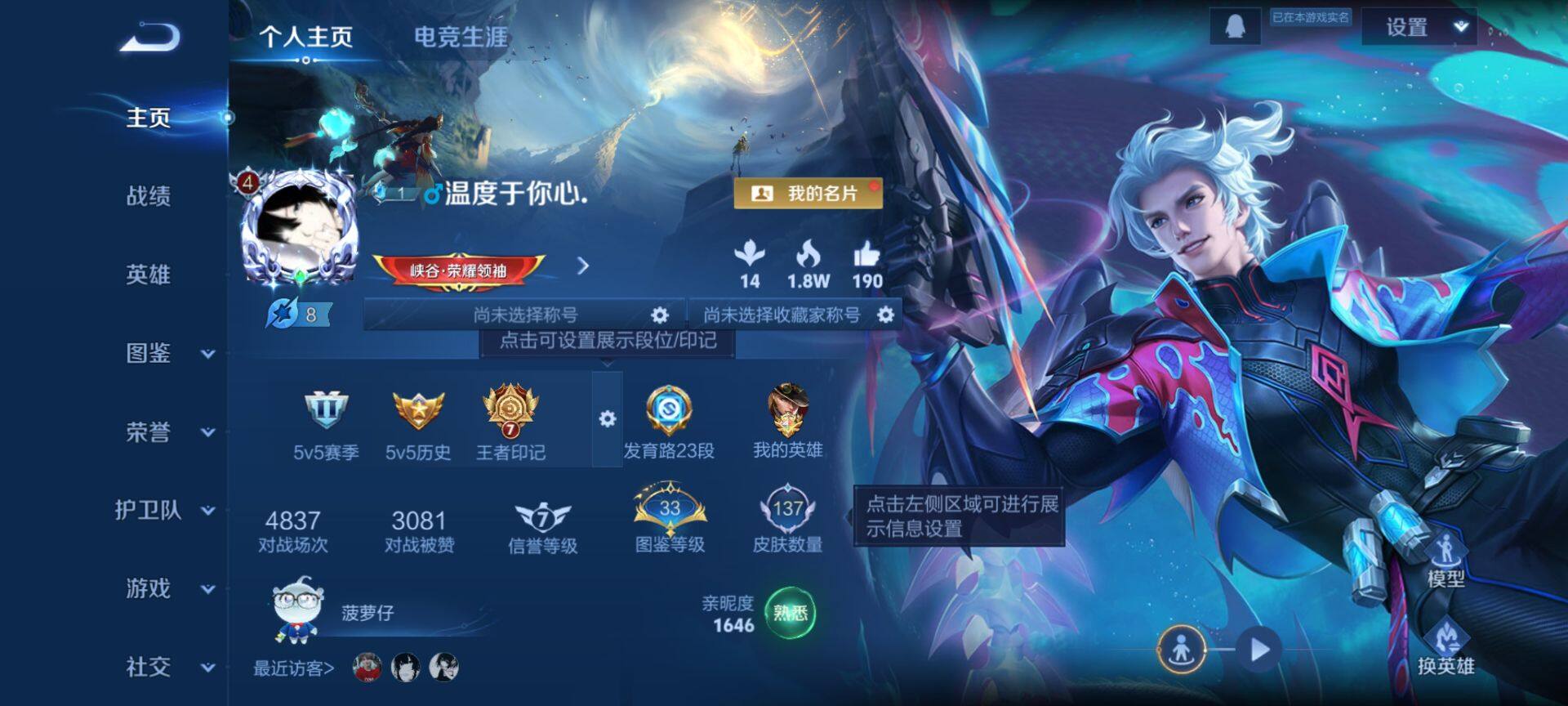 WZQM4232287王者荣耀账号详情图3 WZQM4232287王者荣耀账号详情图3