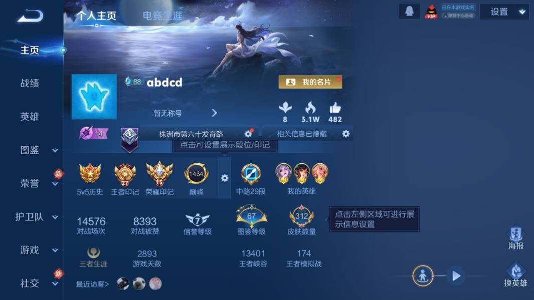 WZQM4240880王者荣耀账号详情图9