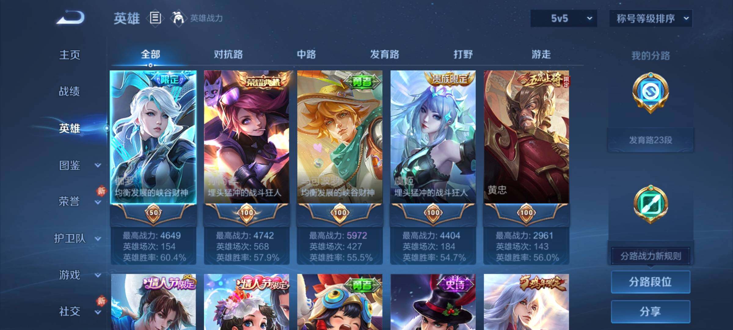 WZLX4235442王者荣耀账号详情图3