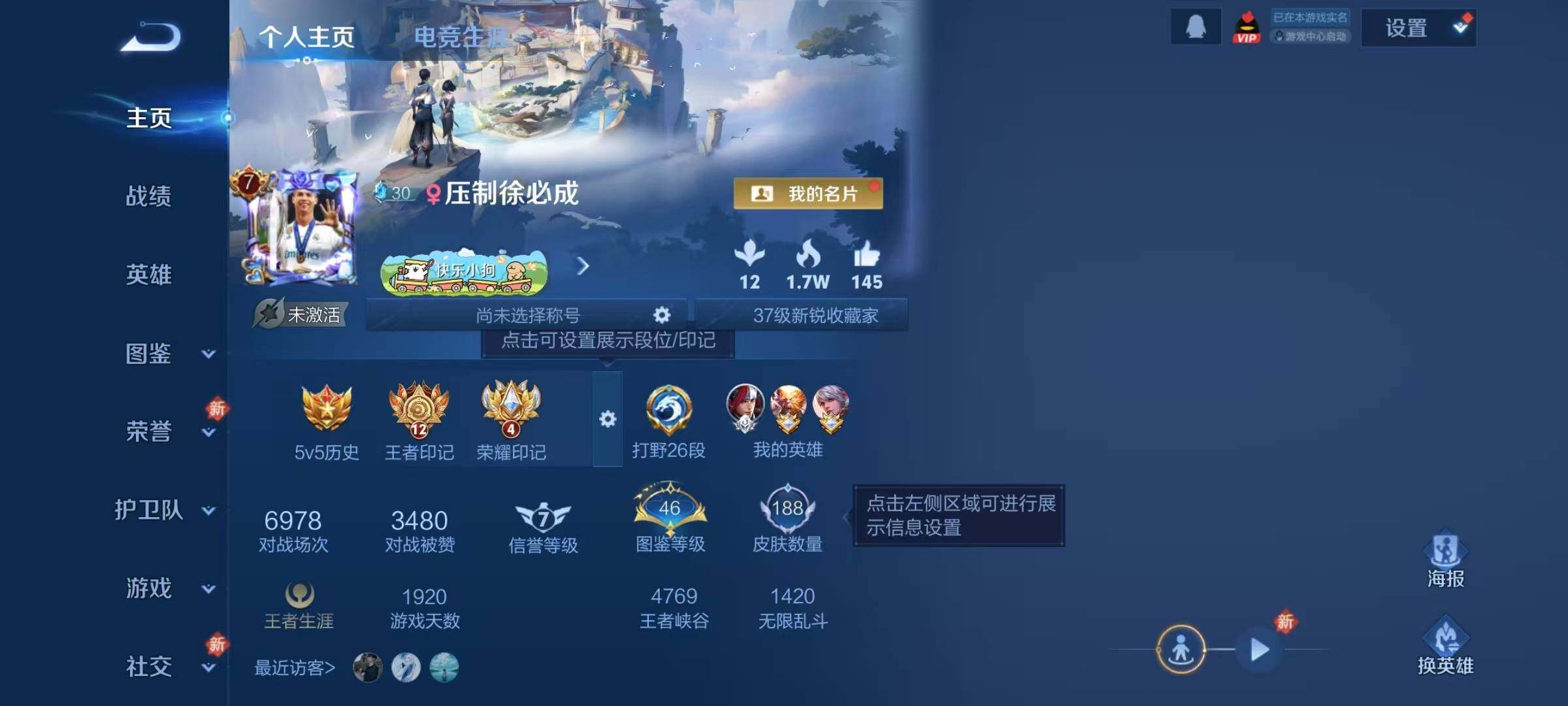 WZJZ4238275王者荣耀账号详情图5