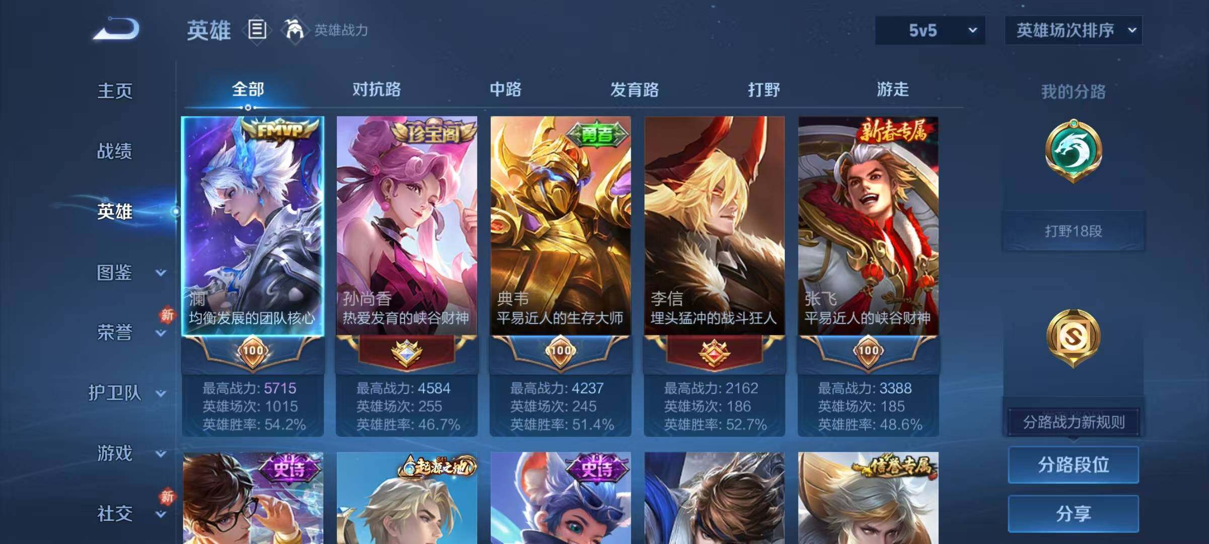 WZJZ4238277王者荣耀账号详情图5