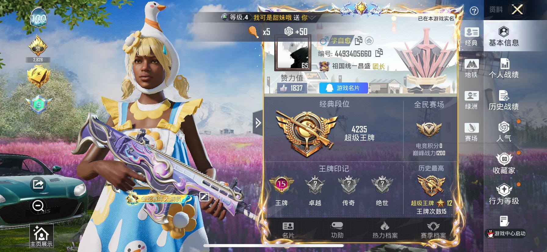 HPLE4130209和平精英账号详情图6