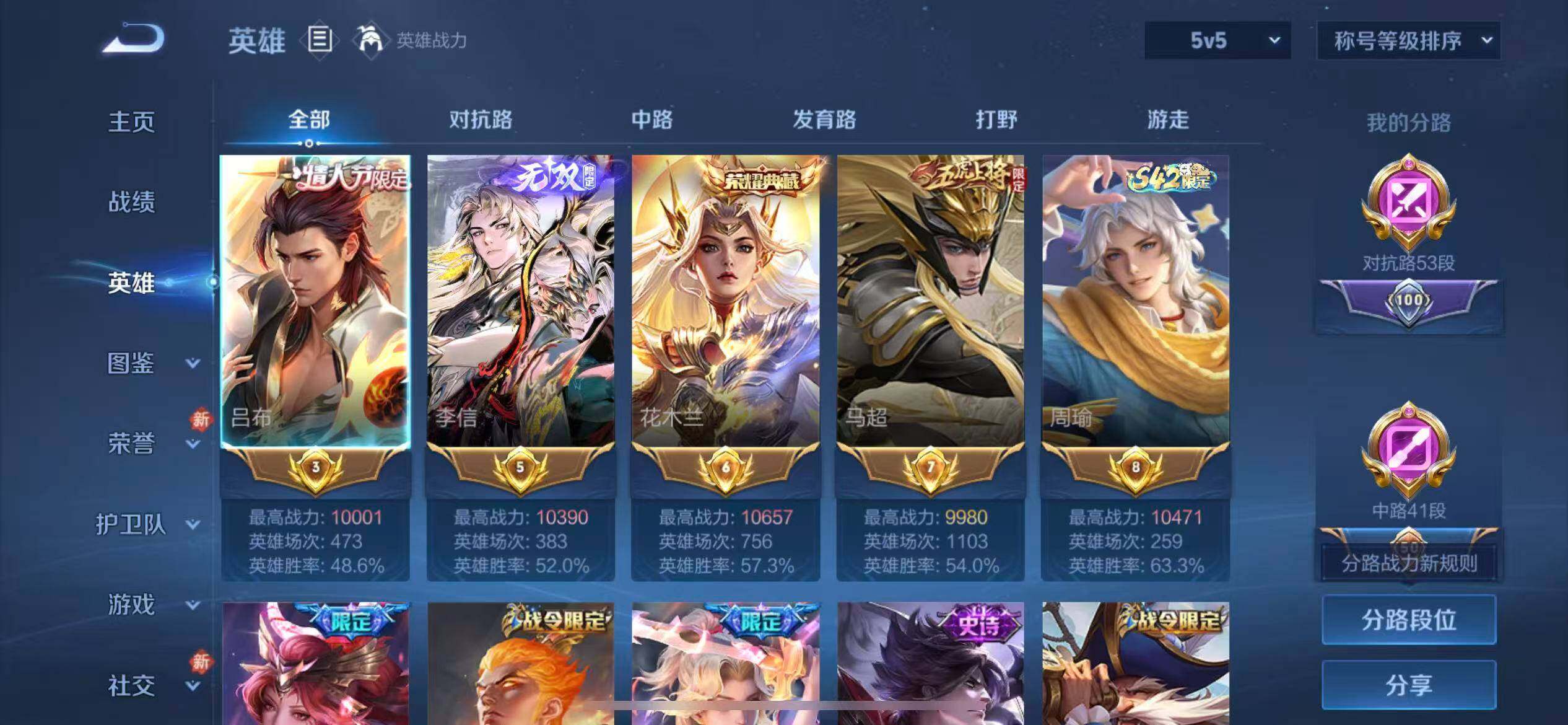 WZLX4235589王者荣耀账号详情图3