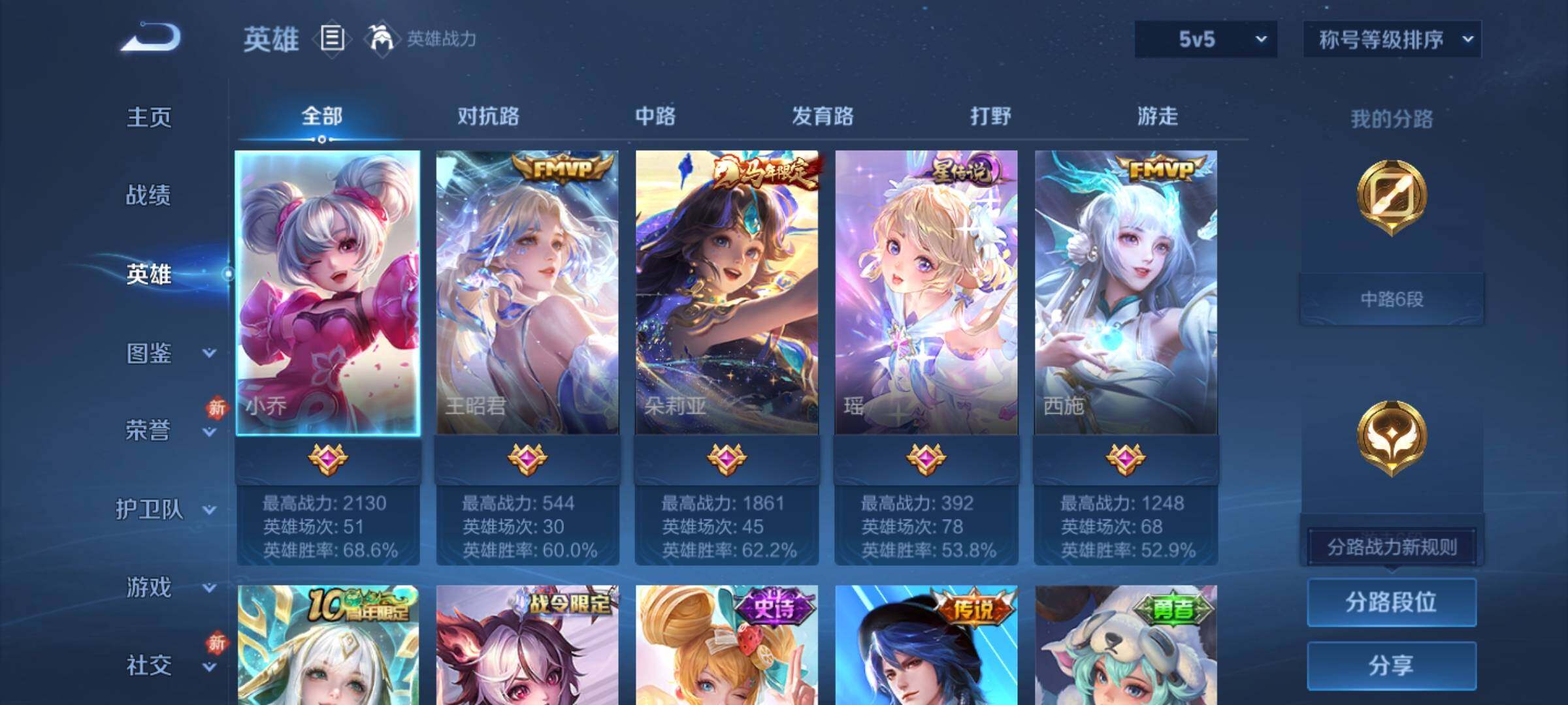 WZLX4235680王者荣耀账号详情图3