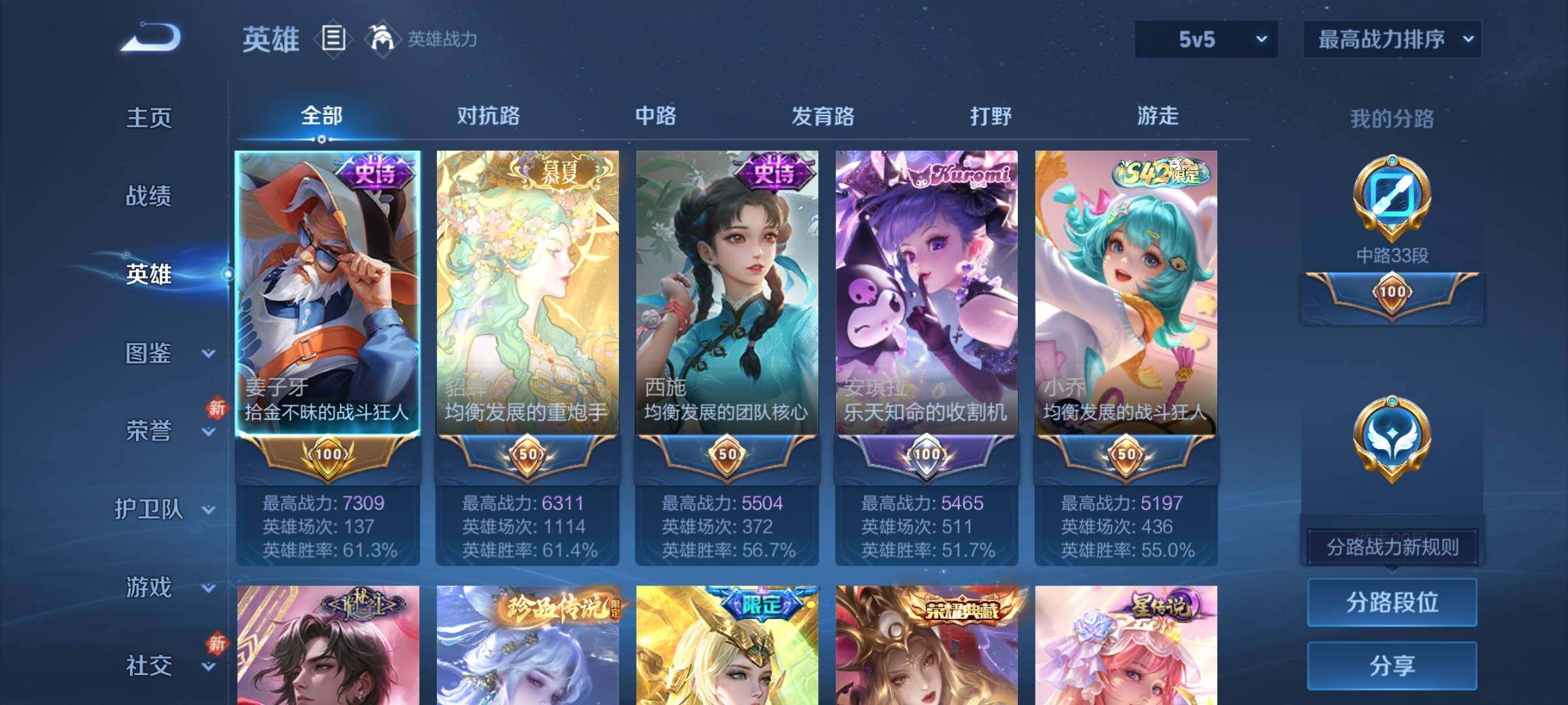 WZCMY4235894王者荣耀账号详情图5