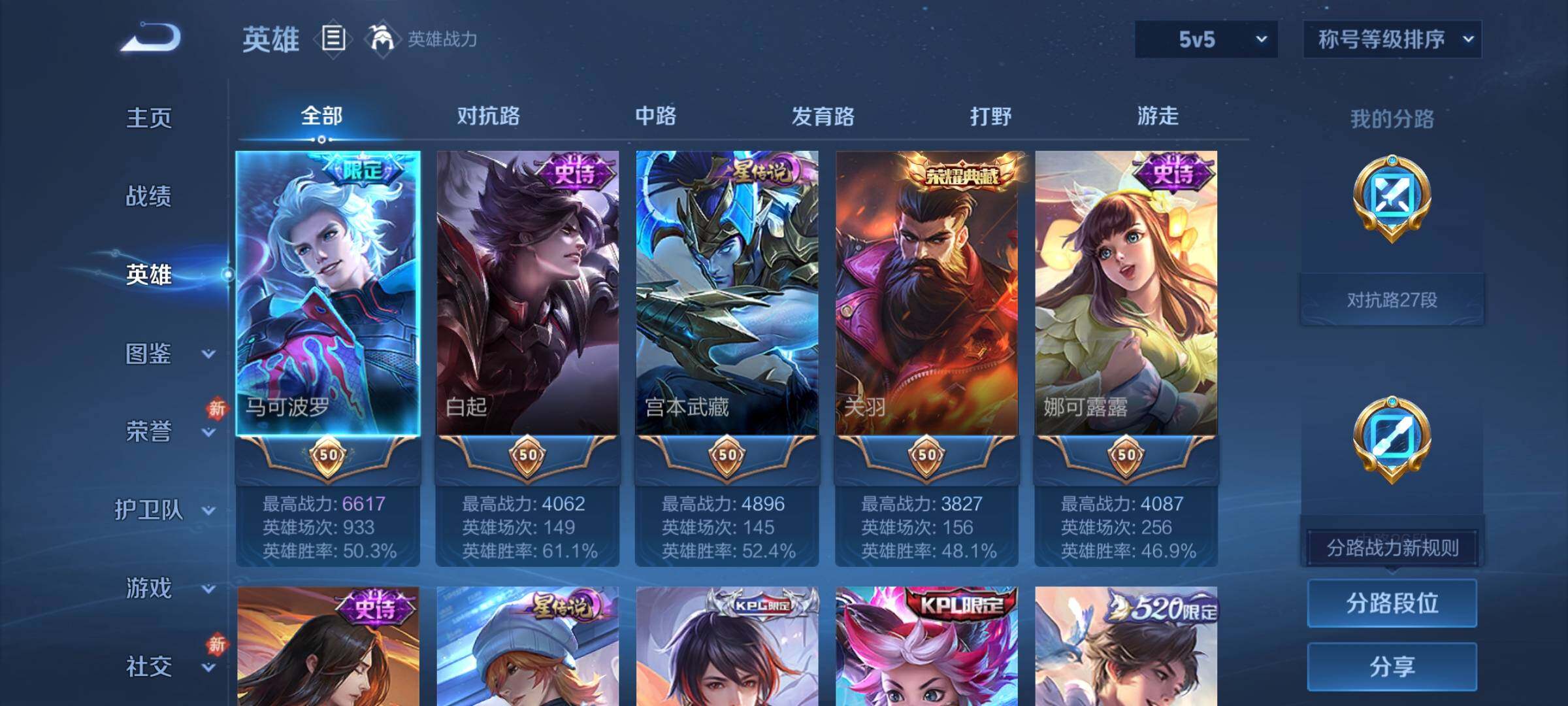 WZLX4235543王者荣耀账号详情图3