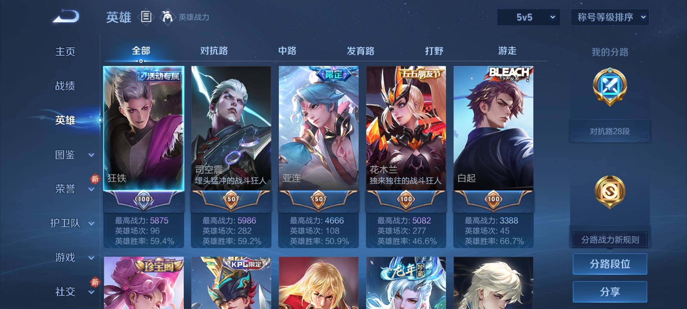 WZCMW4242433王者荣耀账号详情图3