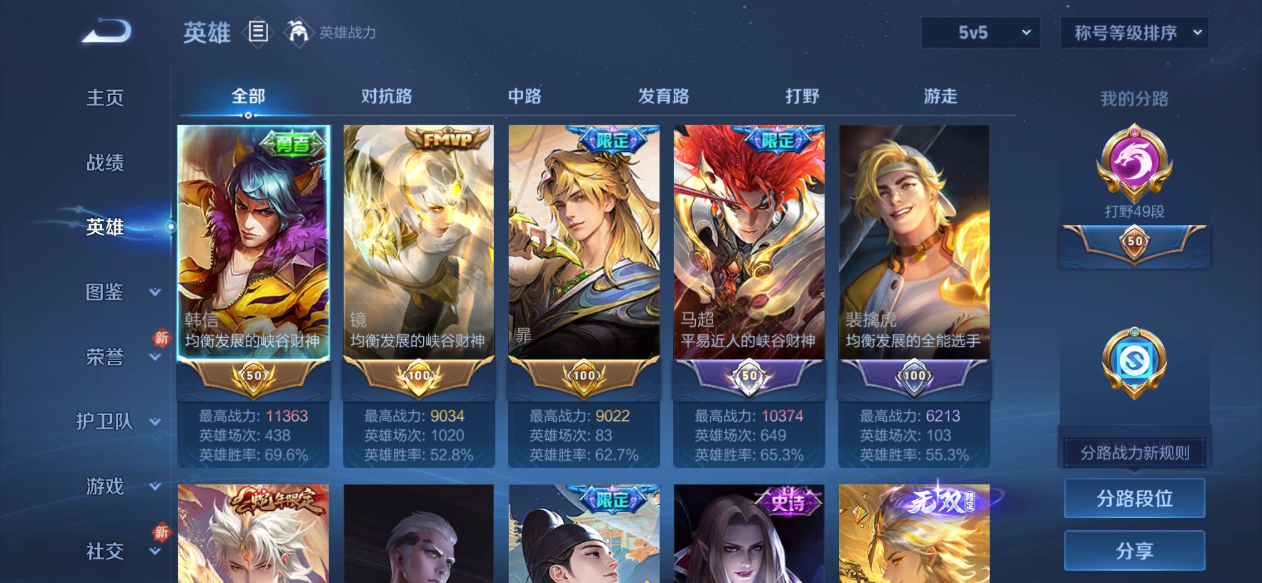 WZCMY4235223王者荣耀账号详情图4