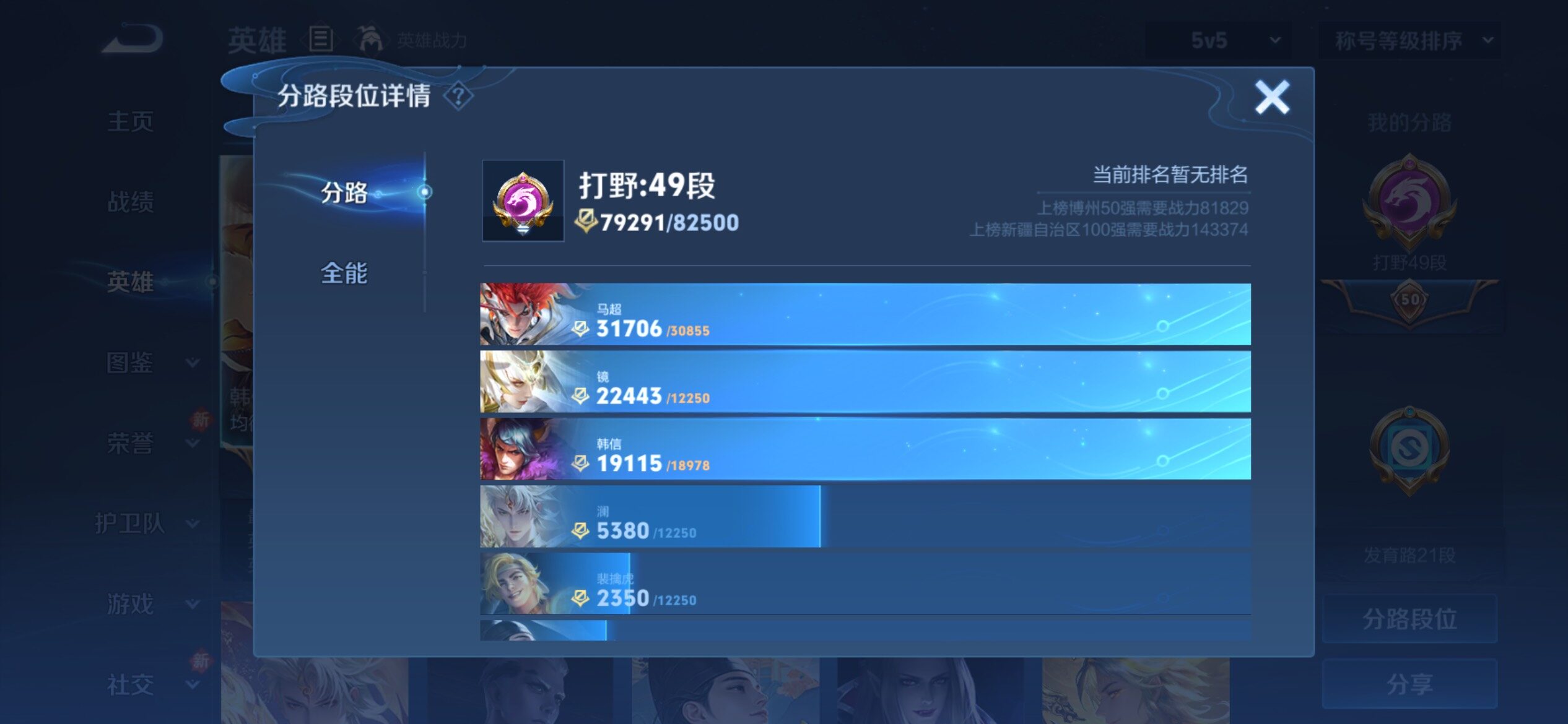 WZCMY4235223王者荣耀账号详情图5