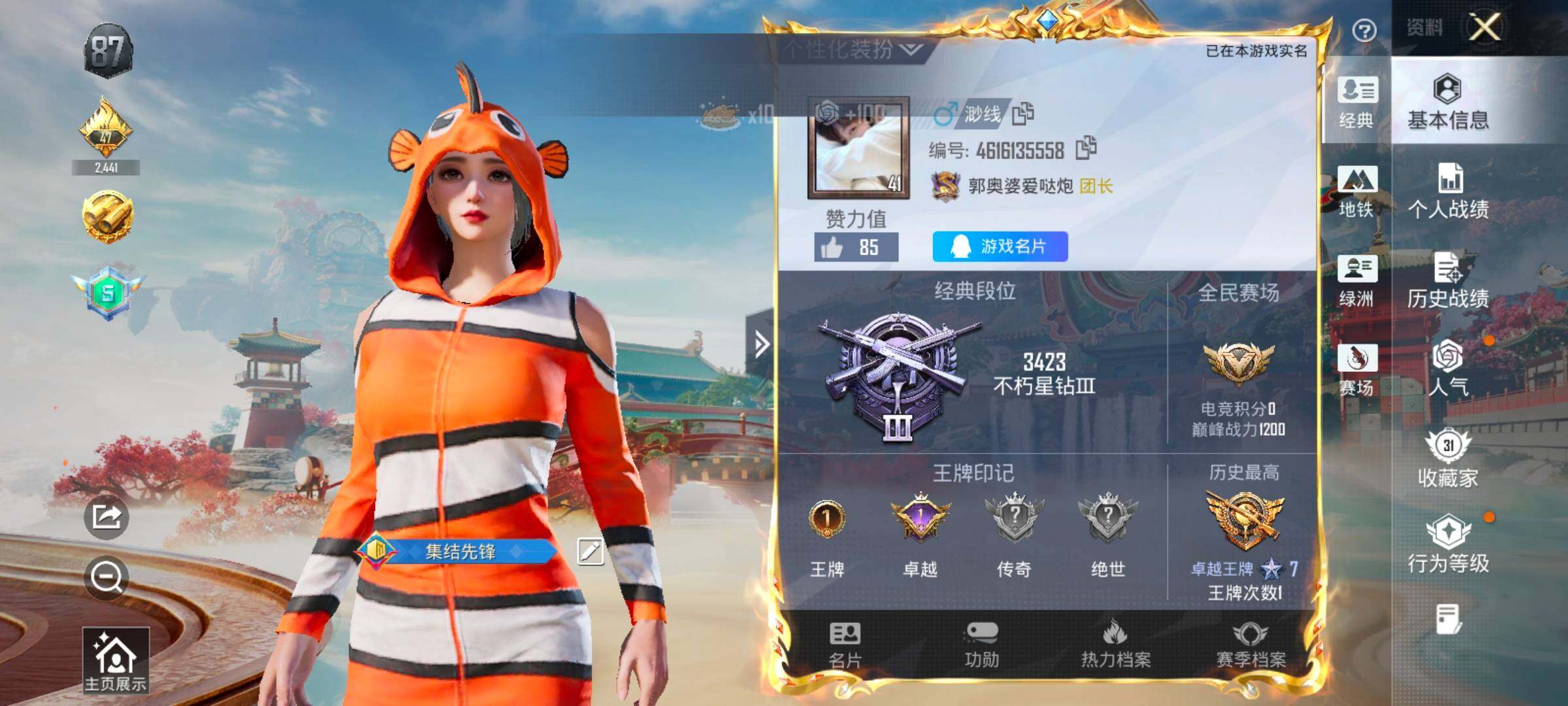 HPLX4138937和平精英账号详情图2