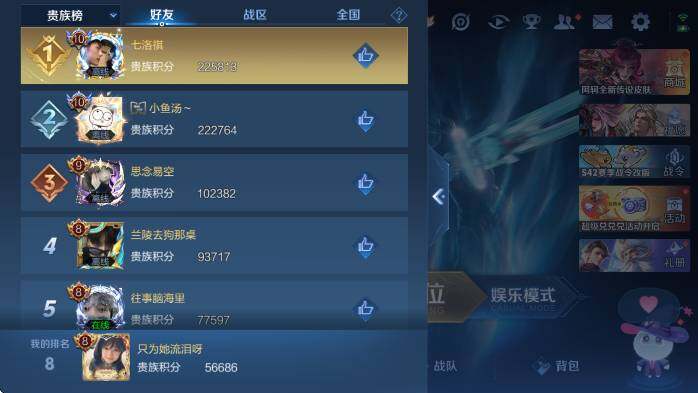 WZLX4234850王者荣耀账号详情图16