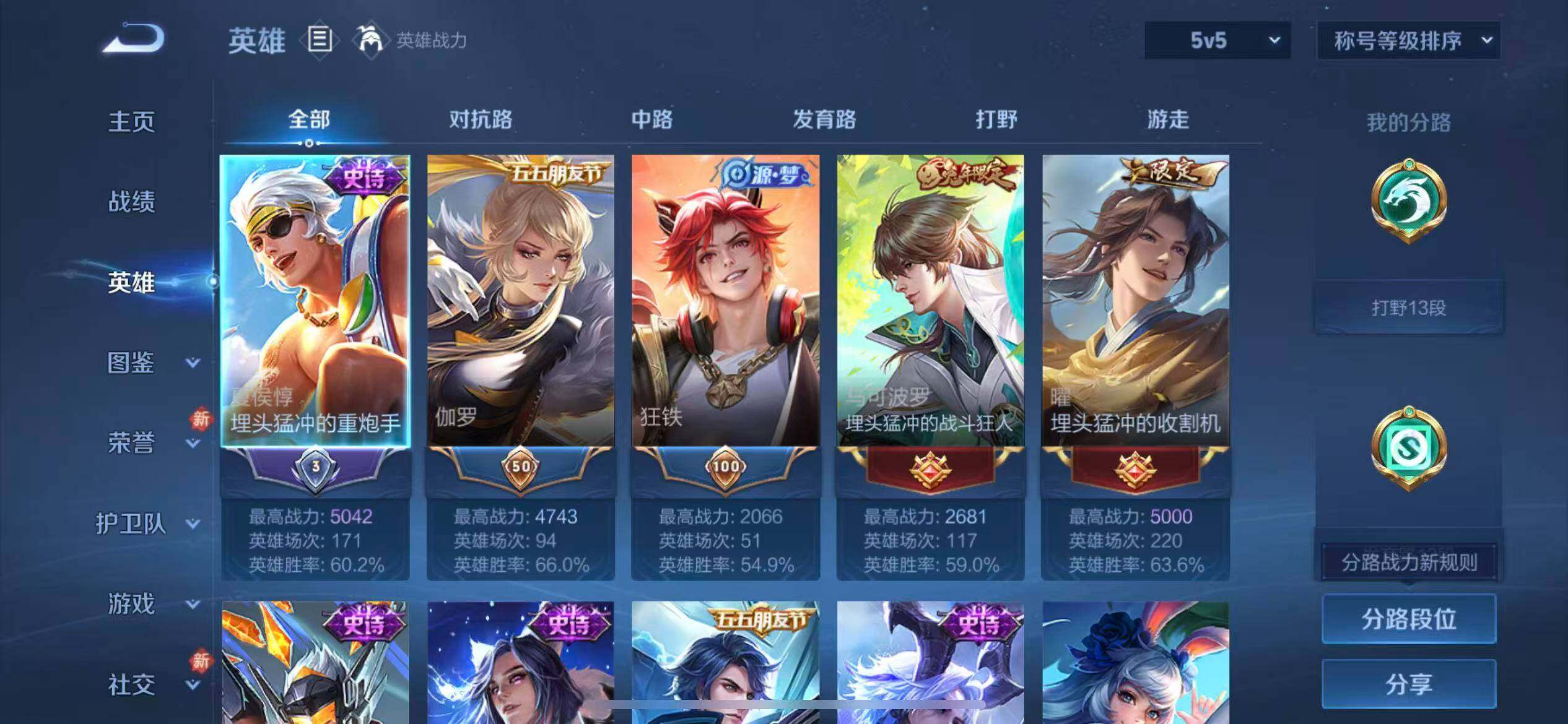 WZLX4235406王者荣耀账号详情图3