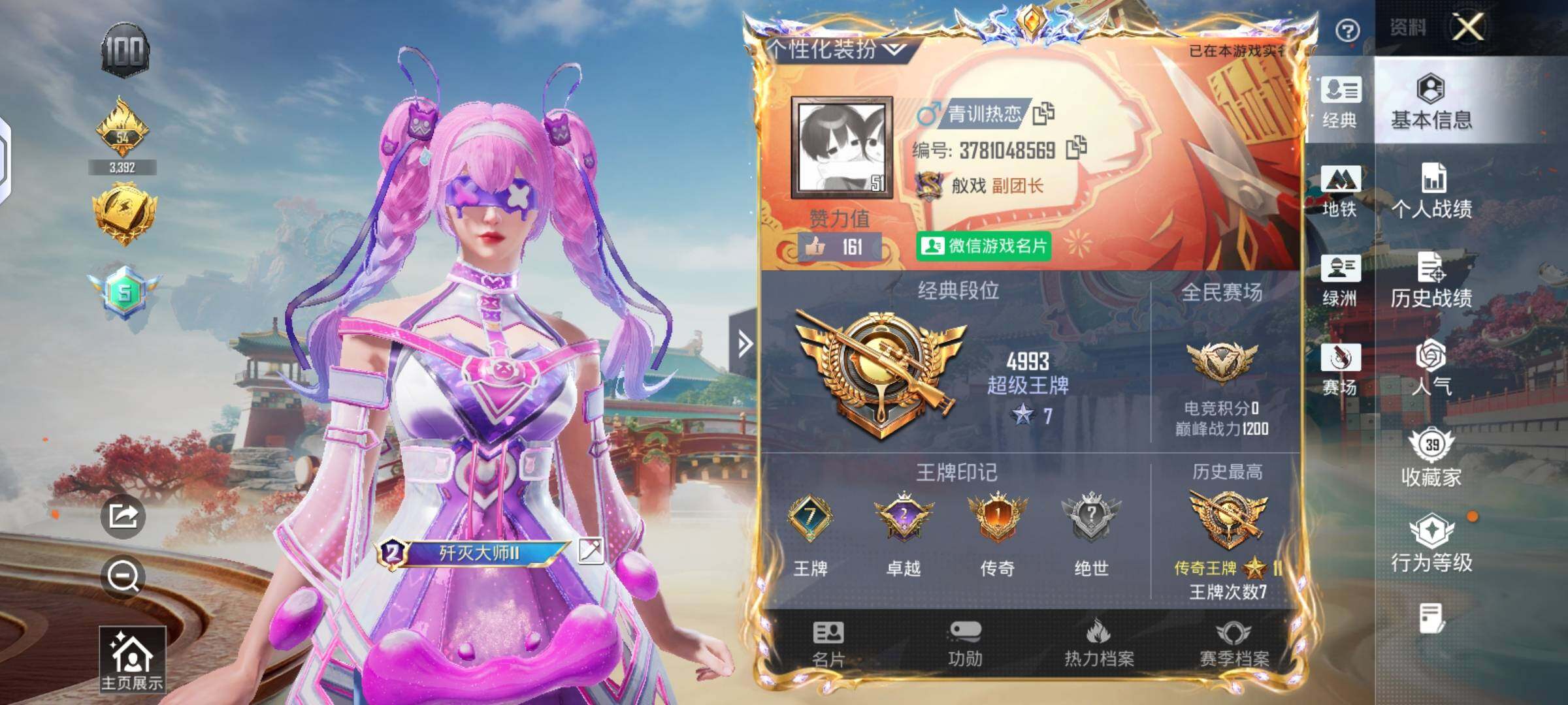 HPLX4134584和平精英账号详情图5