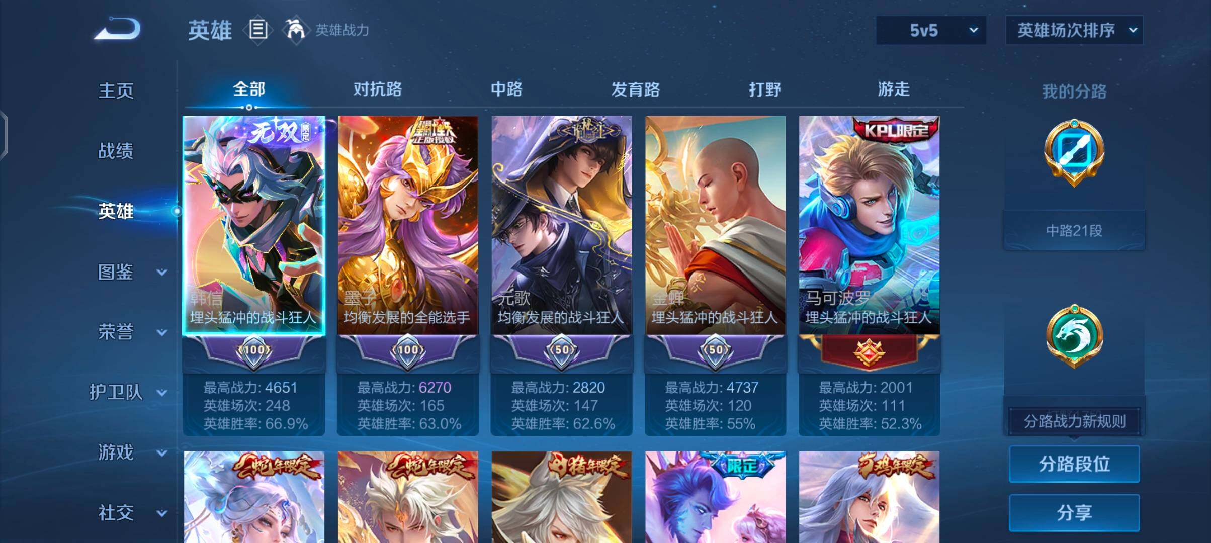 WZJZ4238287王者荣耀账号详情图9