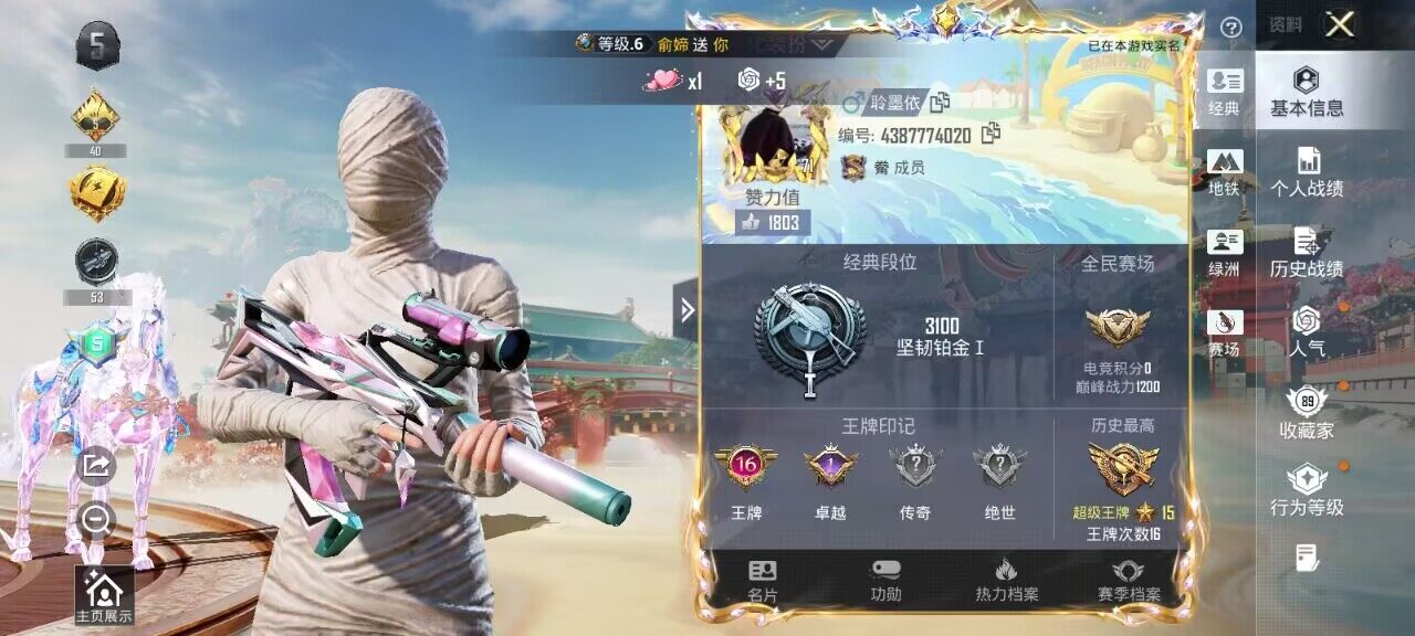 HPQM4142577和平精英账号详情图10