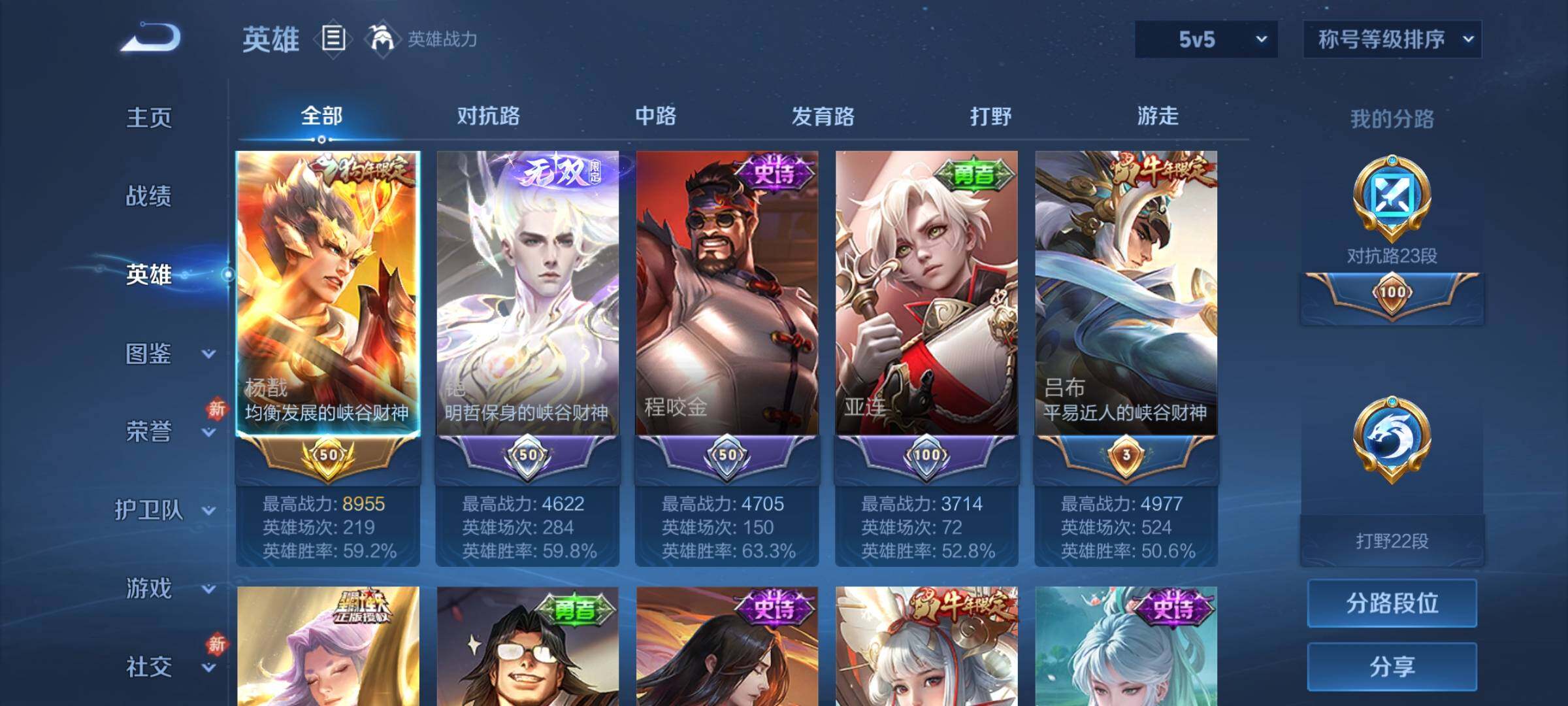 WZLX4235413王者荣耀账号详情图3