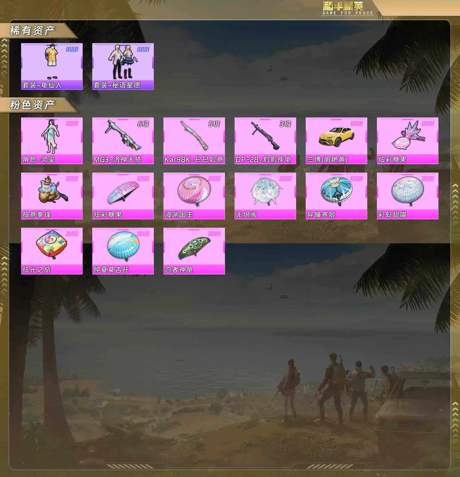 HPCMW4161173和平精英账号详情图4