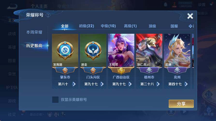 WZLX4235335王者荣耀账号详情图11