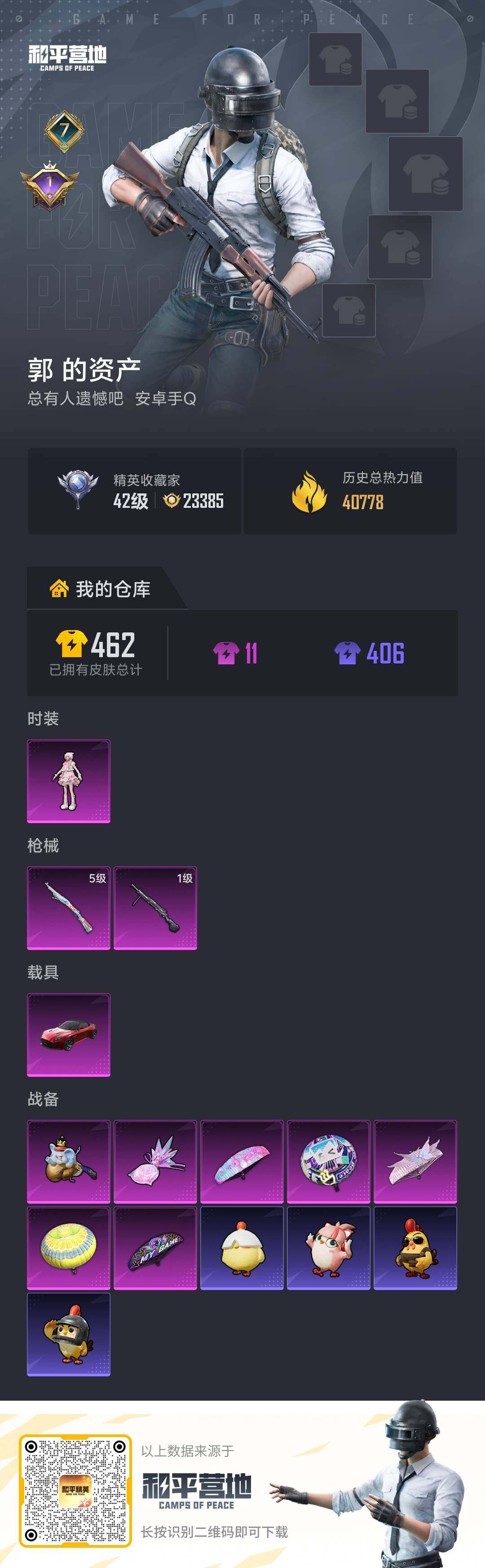 HPLX4130160和平精英账号详情图2