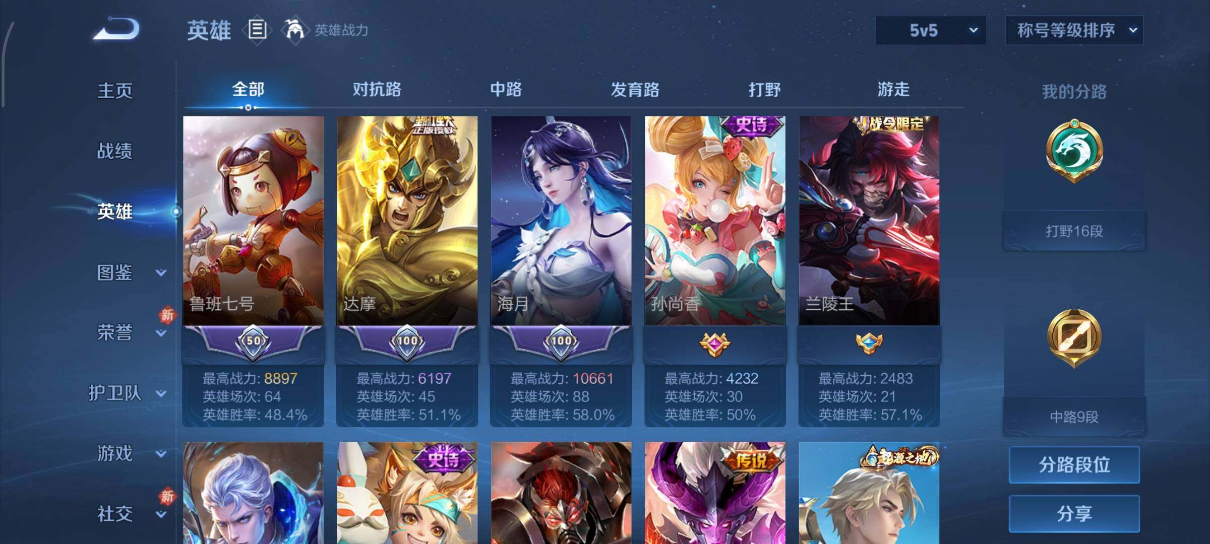 WZLX4248618王者荣耀账号详情图4