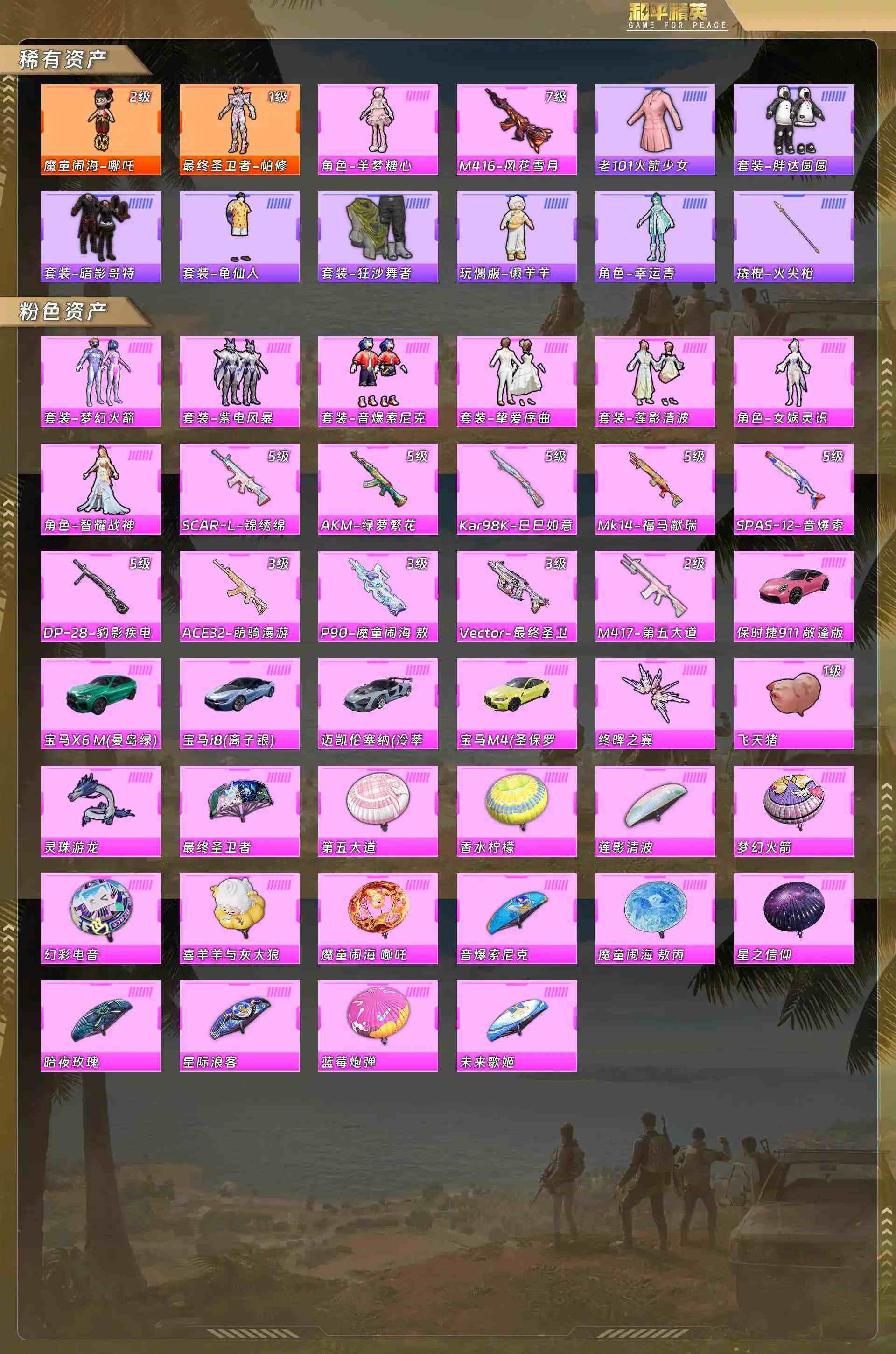 HPQM4141989和平精英账号详情图12 HPQM4141989和平精英账号详情图12