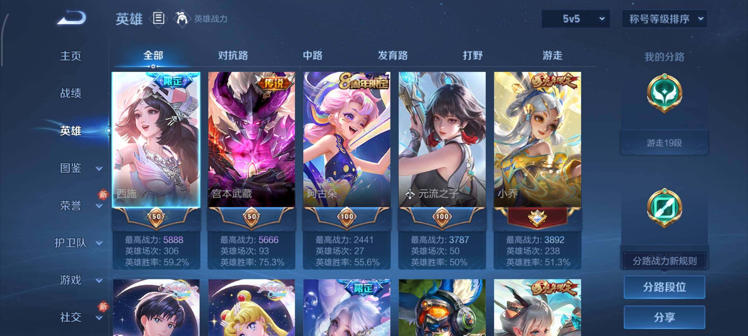 WZLX4235678王者荣耀账号详情图3