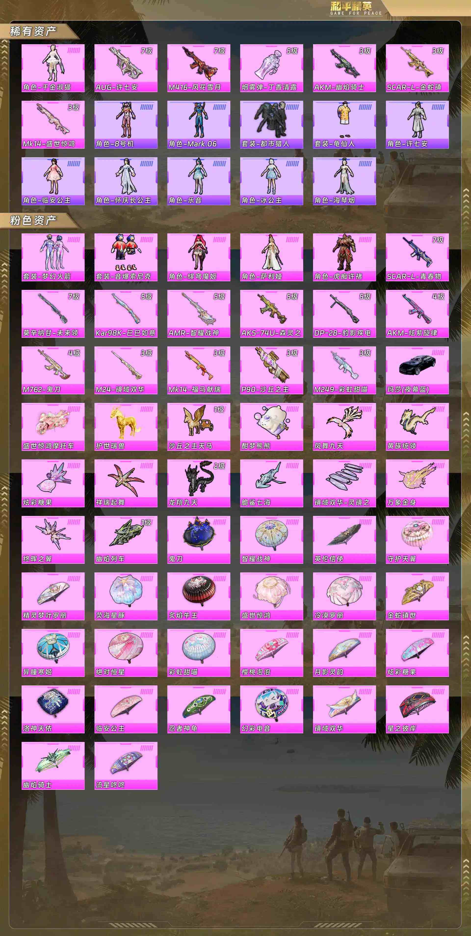 HPCMW4155794和平精英账号详情图4