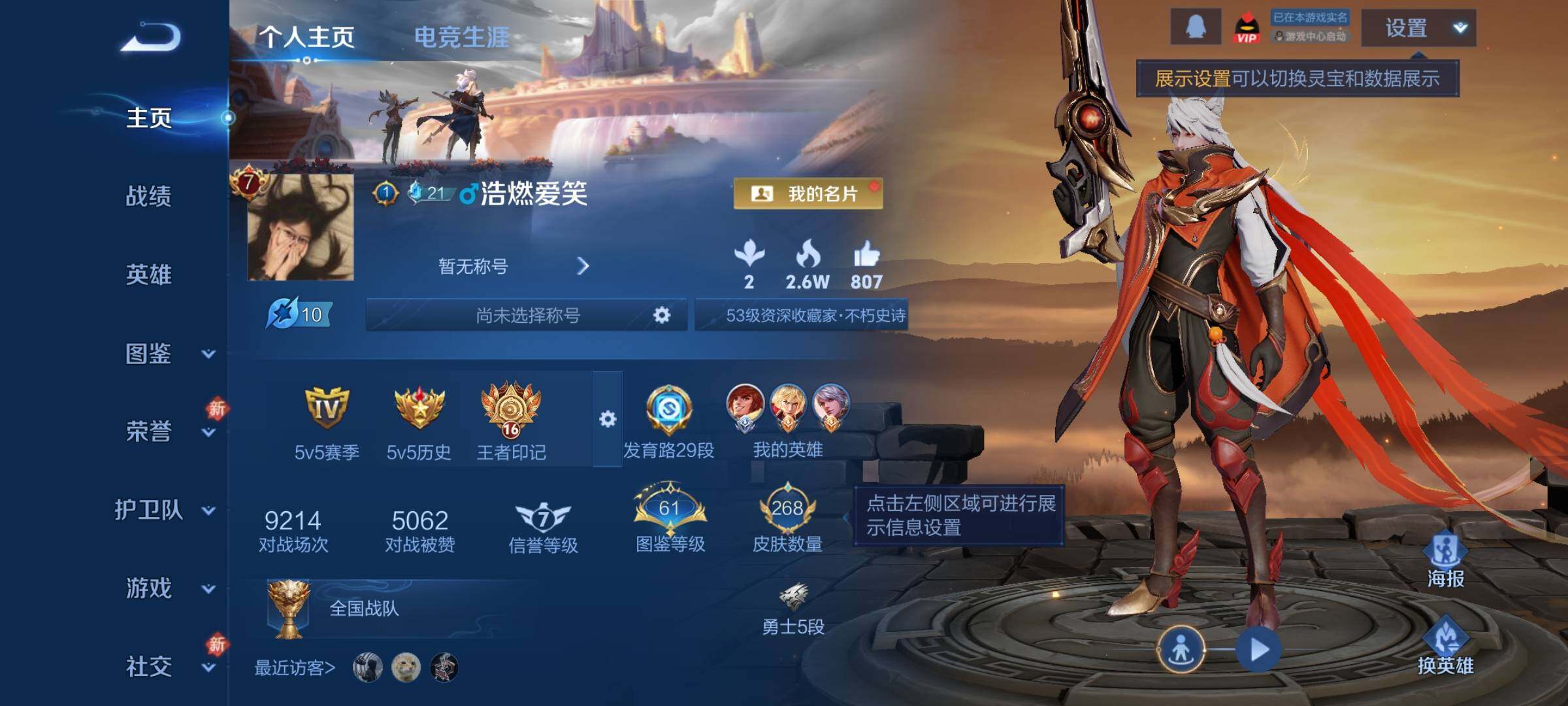 WZLX4237175王者荣耀账号详情图2