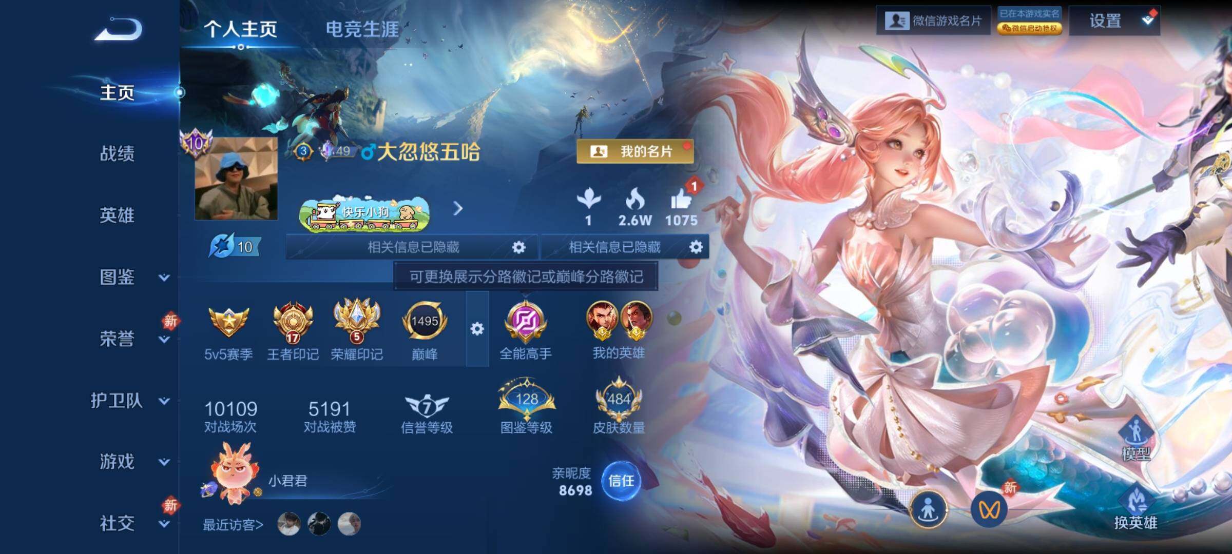 WZCMY4243588王者荣耀账号详情图2