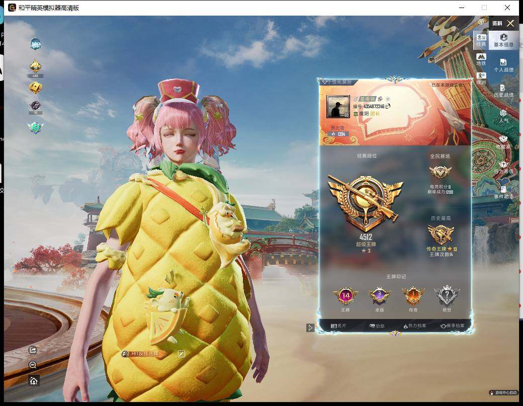 HPLE4131303和平精英账号详情图3