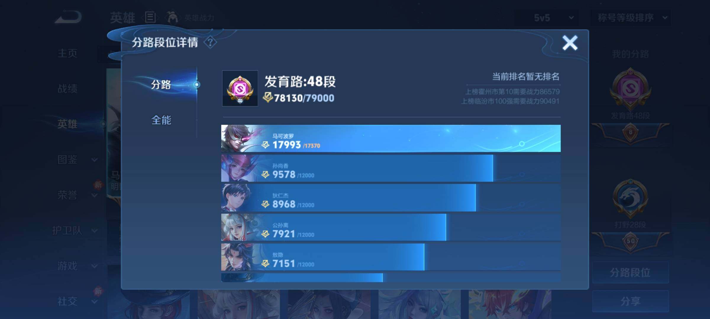 WZCMY4243662王者荣耀账号详情图4