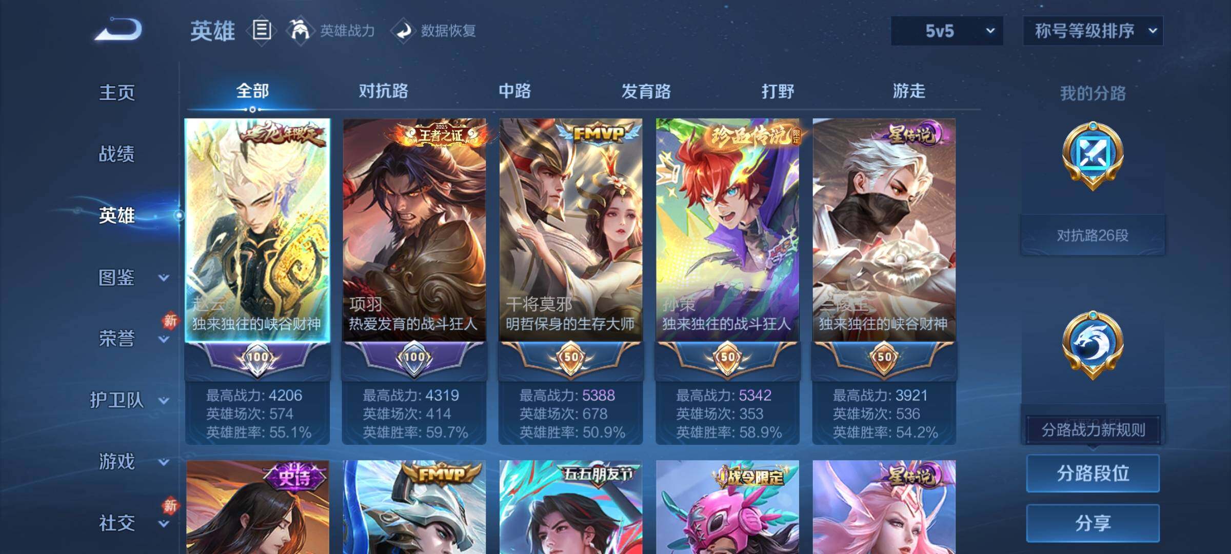 WZLX4238074王者荣耀账号详情图3