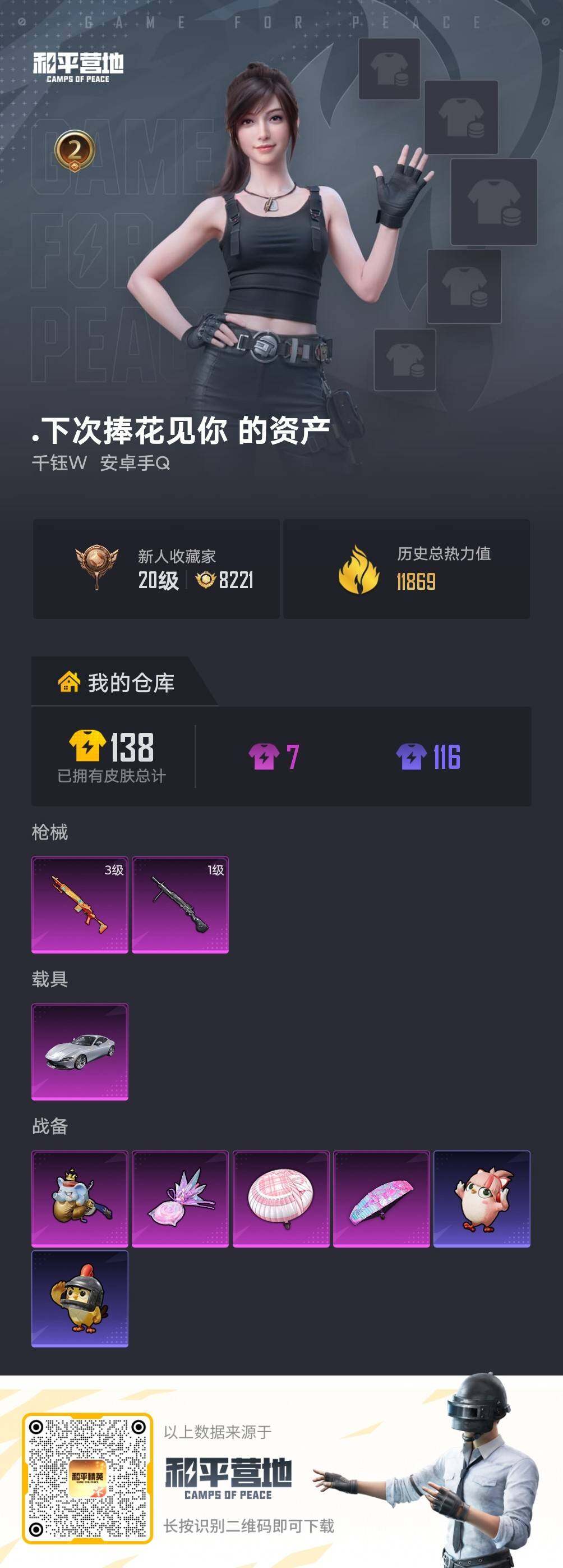 HPLE4131361和平精英账号详情图3