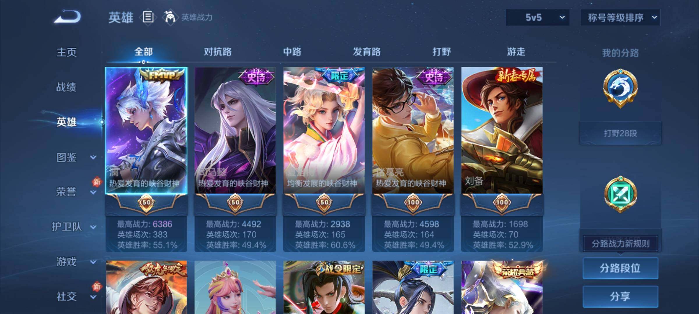 WZLX4237766王者荣耀账号详情图3