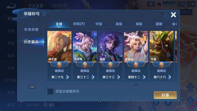 WZLX4237445王者荣耀账号详情图9