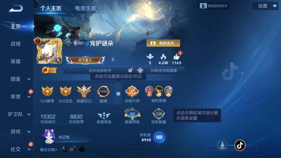 WZQM4240890王者荣耀账号详情图9