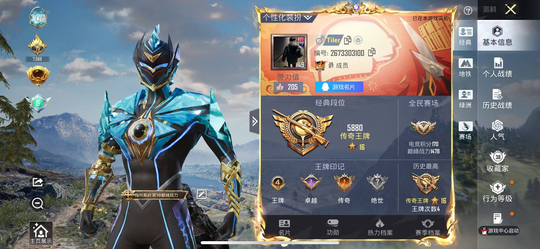 HPLX4131360和平精英账号详情图5