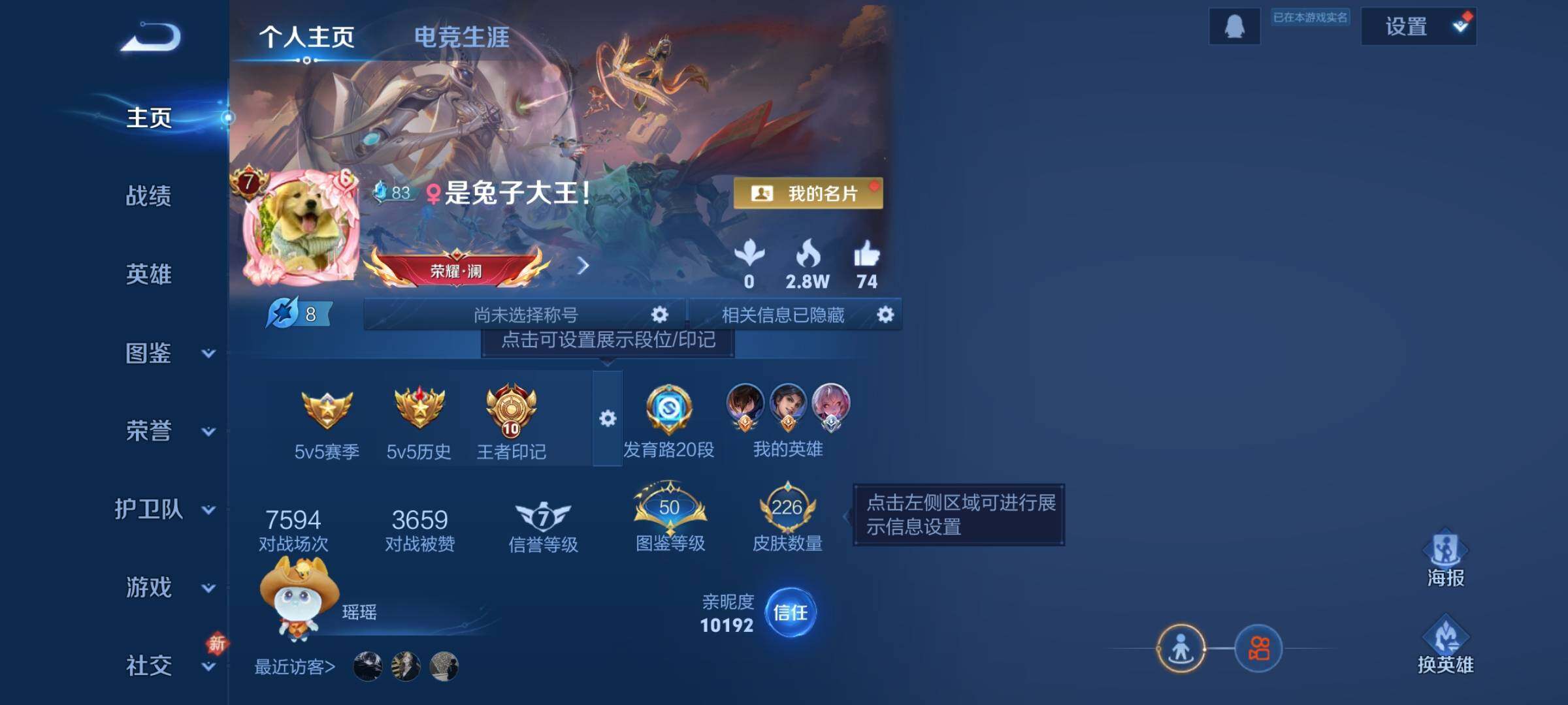 WZDN4237635王者荣耀账号详情图3