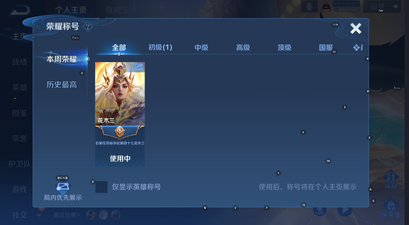 WZLX4237666王者荣耀账号详情图8 WZLX4237666王者荣耀账号详情图8