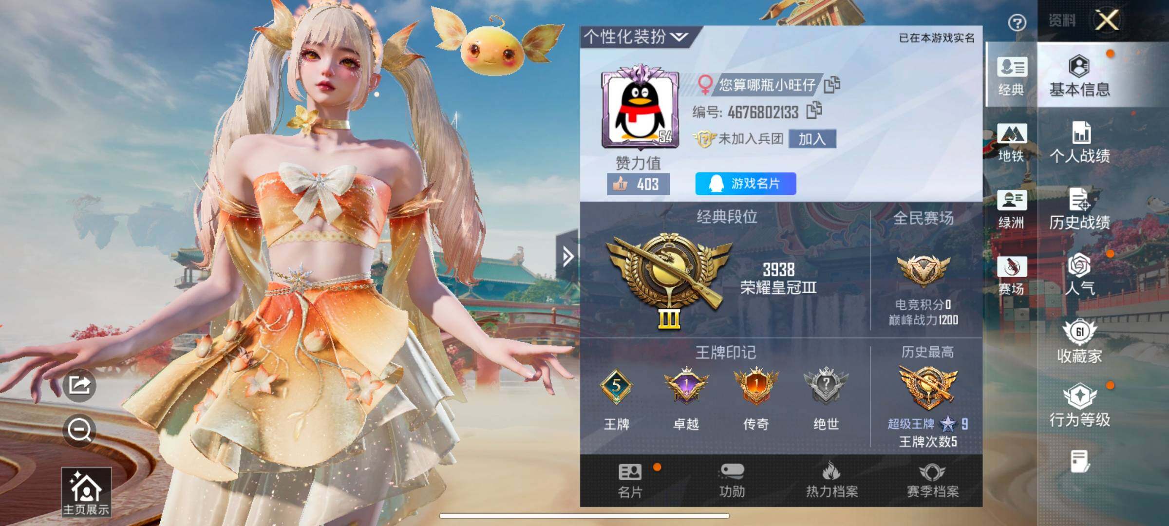 HPLX4132859和平精英账号详情图2 HPLX4132859和平精英账号详情图2