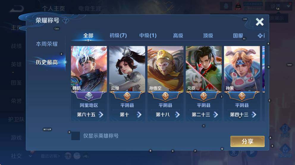 WZLX4237833王者荣耀账号详情图12