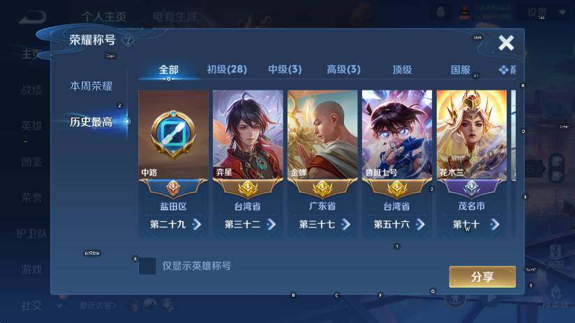 WZLX4237913王者荣耀账号详情图9