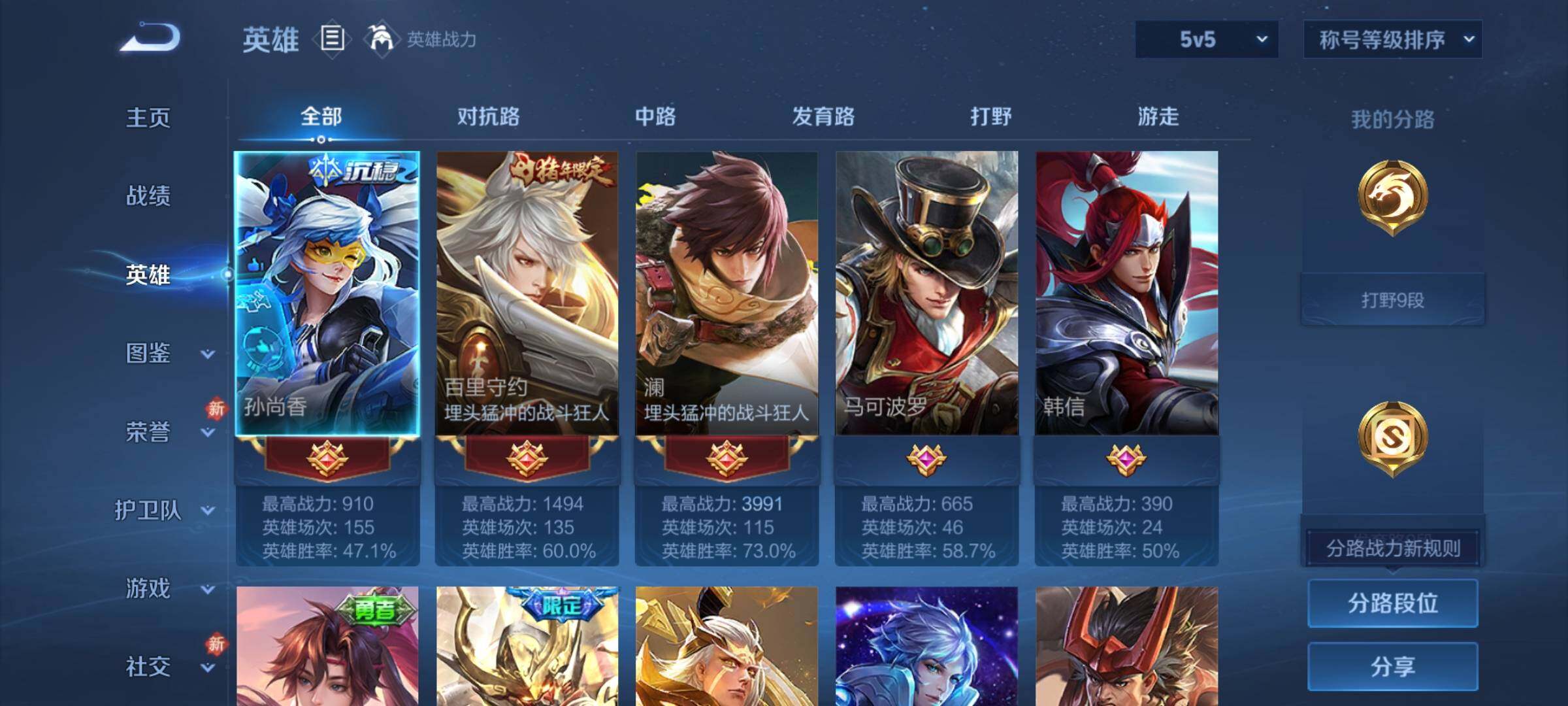 WZCMW4247499王者荣耀账号详情图3