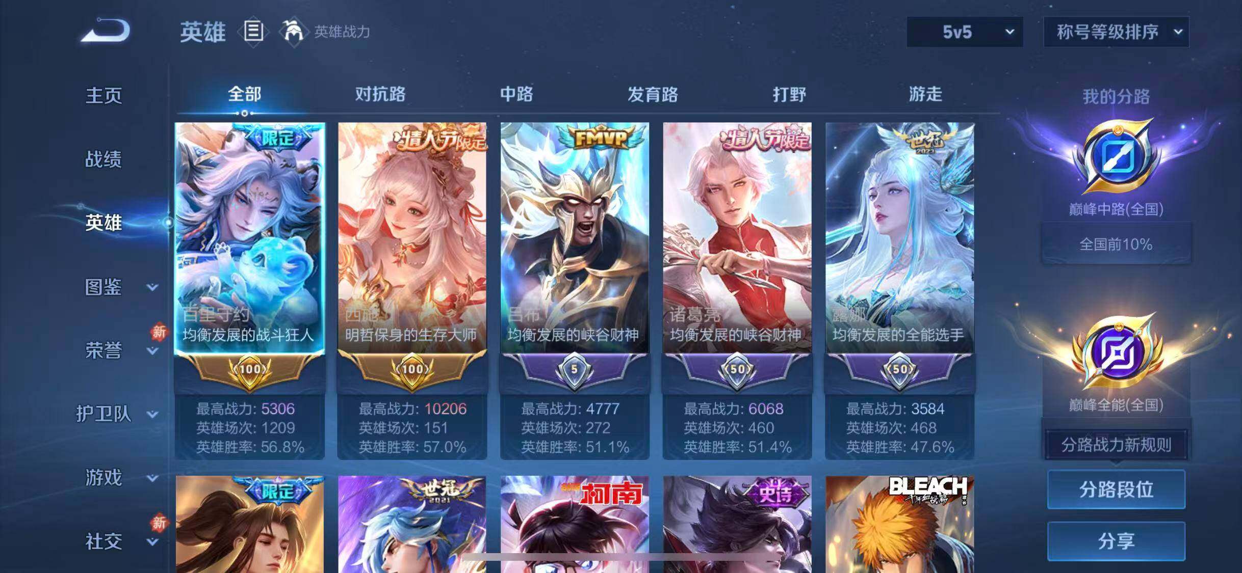 WZLX4238045王者荣耀账号详情图3