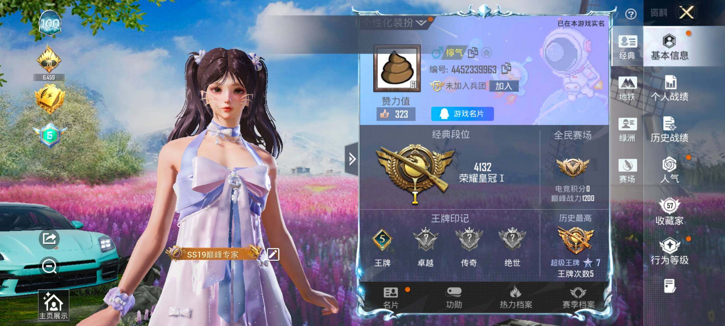 HPLX4134189和平精英账号详情图2