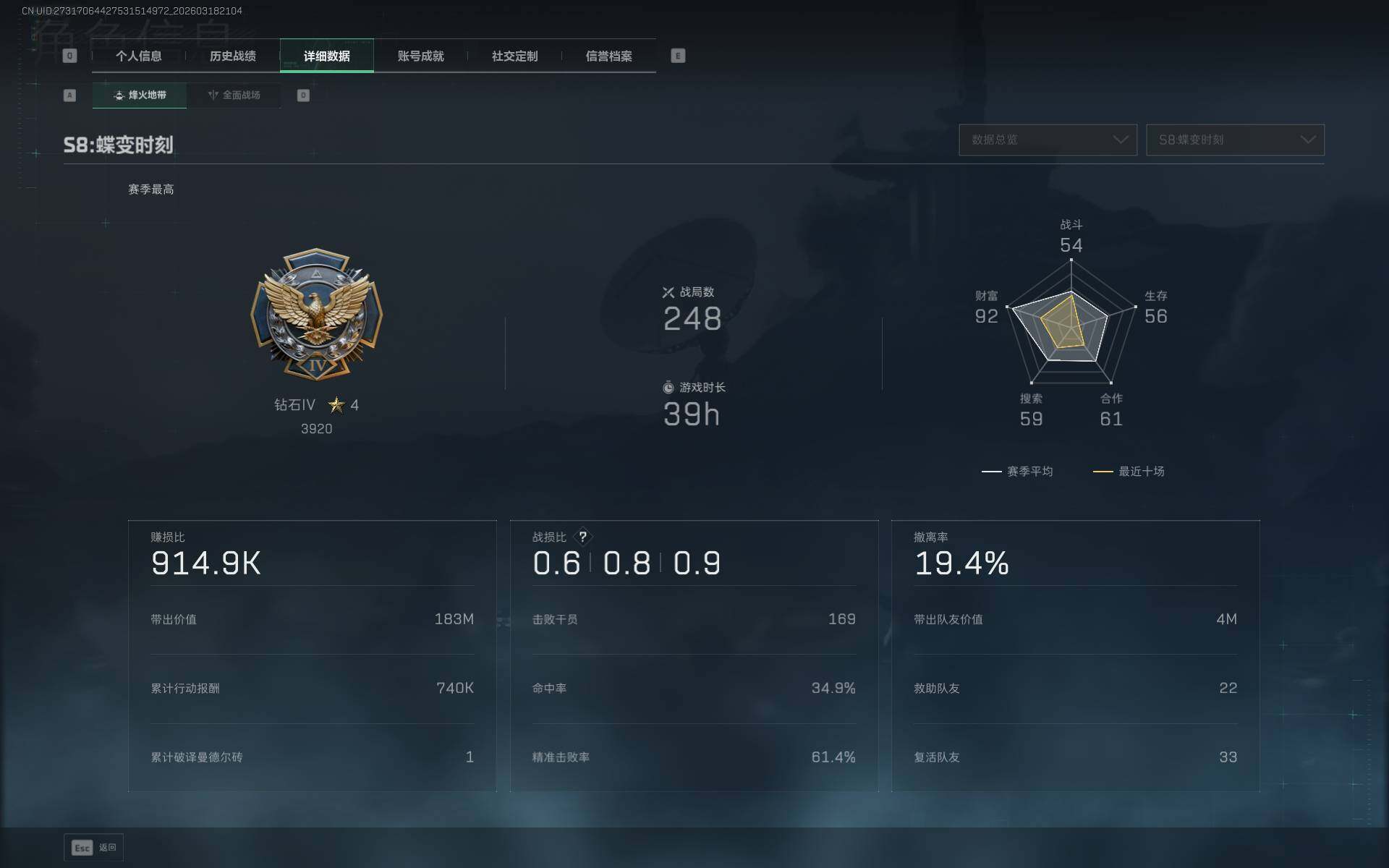 SJZEY473317三角洲行动账号详情图5