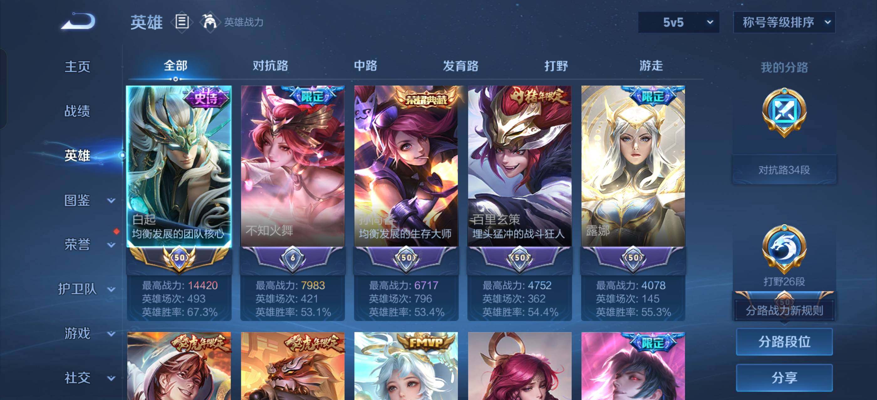 WZLX4238857王者荣耀账号详情图3