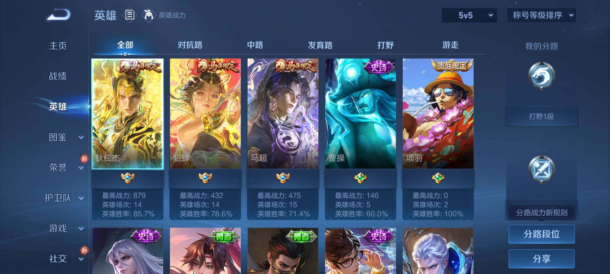 WZLX4240857王者荣耀账号详情图3